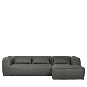 Moderne Couchecke Mercur Stoff in Grau mit Armlehnen – Ansicht 6
