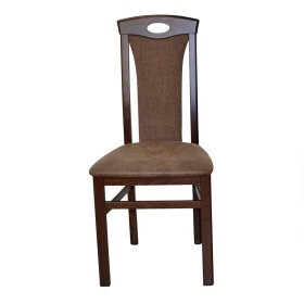 Klassische Stühle Sevilaca in Nussbaumfarben und Braun (2er Set) – Ansicht 1