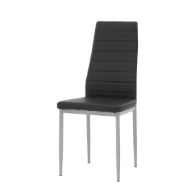 Esszimmerstuhl Set Legano in Schwarz Kunstleder günstig (4er Set) – Ansicht 1