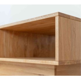 Wohnzimmer Tisch massiv Rusaly aus Wildeiche in modernem Design – Ansicht 7