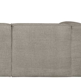 Ecksofa Anzaroty in Beigegrau aus meliertem Webstoff – Ansicht 10