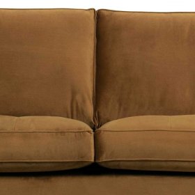 Sofa Habanas in Honigfarben Samt im Retro Design – Ansicht 4