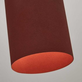 Metall Hängelampe Kanellaz in Terracotta im Skandi Design – Ansicht 3