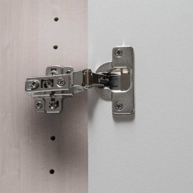 Weisser Drehtürenkleiderschrank Tudana mit Spiegel und drei Schubladen – Ansicht 6