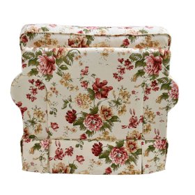 Blumen Motiv Sessel Dexter im Landhausstil mit Armlehnen – Ansicht 5