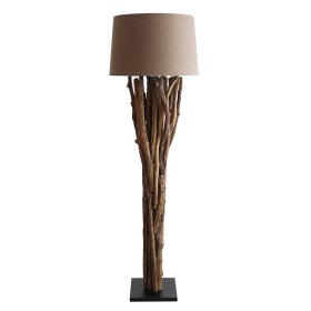 Treibholz Stehlampe Vantusca im Skandi Design 175 cm hoch – Ansicht 3