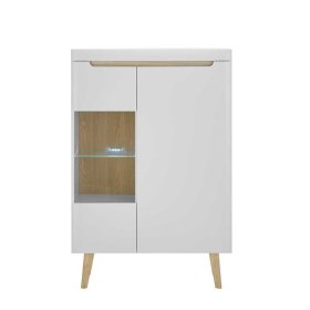 Design Wohnwand Jasturian im Skandi Stil mit Vierfußgestellen (vierteilig) – Ansicht 14