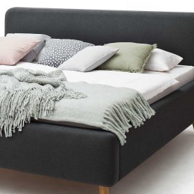 Polsterbett Howland in Anthrazit Webstoff modern – Ansicht 8