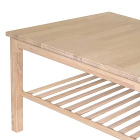 Designercouchtisch Glasper mit verlängerbarer Tischplatte aus Eiche Bianco massiv – Ansicht 3