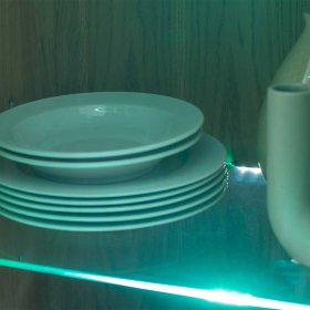 Wohnzimmerschrank Crystoga in Wildeichefarben teilmassiv – Ansicht 8