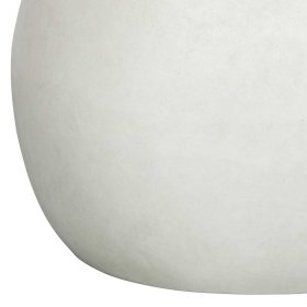 Weißer Sofatisch Linsan mit Tonfaserplatte rund – Ansicht 3