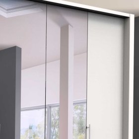 Spiegel Falttürenschrank Emiliano in Weiß Made in Germany – Ansicht 5