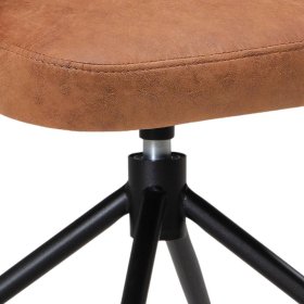 Armlehner Enya um 360 Grad drehbar in Cognac Braun – Ansicht 5