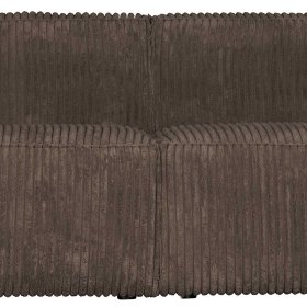 Dreisitzer Couch Locardos in Schlammfarben mit Breitcord Bezug – Ansicht 6