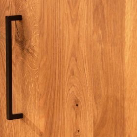 Esszimmersideboard mit Türen Yalley aus Wildeiche Massivholz und Stahl – Ansicht 5
