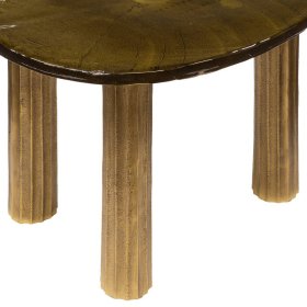 Sofatisch Teshion aus Gussglas und Aluminium – Ansicht 6