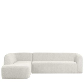 Skandi Design Couchecke Gordon in Cremefarben meliert mit Armlehne – Ansicht 3