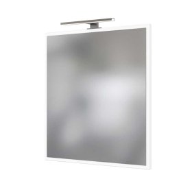 Badezimmer Wandspiegel Folcora in Weiß 60 cm breit – Ansicht 1