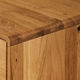 Fernseh Unterschrank Vinial aus Wildeiche Massivholz 220 cm breit – Ansicht 6