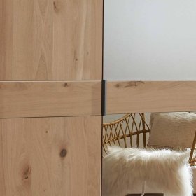 XXL Kleiderschrank Viramiru mit Spiegel Türen 393 cm breit – Ansicht 6