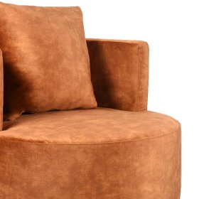 Polstersessel Piezara aus Velours in Ocker – Ansicht 10