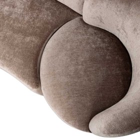 Modulsofa Vasteca aus Chenillegewebe mit vier Sitzplätzen (dreiteilig) – Ansicht 10