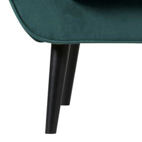 Loft Sessel Alasco in Petrol und Schwarz 47 cm Sitzhöhe – Ansicht 8