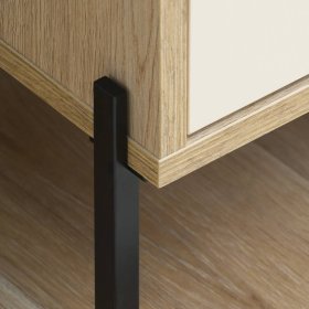 Highboard Zimena mit Vierfußgestell aus Metall in modernem Design – Ansicht 7