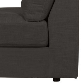 Modulsofa Abschluss Element links Trois in Anthrazit 93 cm breit – Ansicht 13