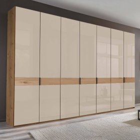 Schlafzimmerschrank Vericia in modernem Design mit Metallgriffen – Ansicht 2