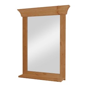 Landhaus Wandspiegel Drobeta aus Kiefer Massivholz 65 cm breit – Ansicht 1