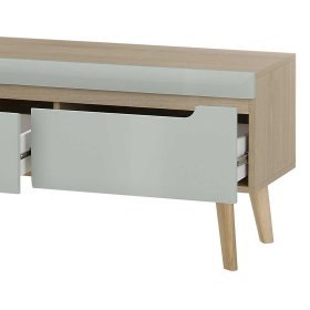 Wohnwand Casmas im Skandi Design in Mintgrün (vierteilig) – Ansicht 18