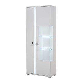 Wohnzimmervitrinenschrank Constantin mit LED Beleuchtung in modernem Design – Ansicht 1