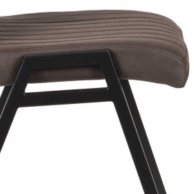 Polsterstuhl Set Canida in Anthrazit Microfaser mit 50 cm Sitzhöhe (2er Set) – Ansicht 6