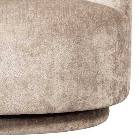 Chenillegewebe Sessel Yonella auf Sockel im Skandi Design – Ansicht 8