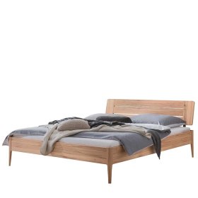 Wildbuche Doppelbett Piava aus Massivholz in modernem Design – Ansicht 1
