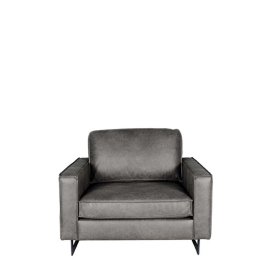 Armlehnen Sessel Tablona in Grau Microfaser modern – Ansicht 2