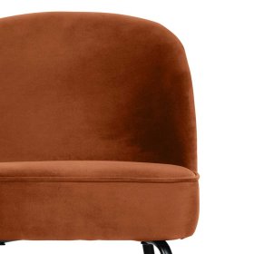 Tresenhocker Losiamos aus Samt und Metall - 64 cm Sitzhöhe – Ansicht 3