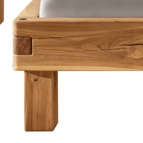 Doppelbett Tascam aus Wildeiche Massivholz im Industry und Loft Stil – Ansicht 5