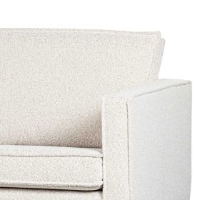 Sofa Vanillin mit zwei Sitzplätzen aus Boucle Stoff – Ansicht 4