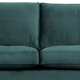 Sitzsofa Maiwos in Petrol Samt im Retro Look – Ansicht 4