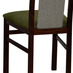 Polster Stühle Valmonda in Nussbaumfarben und Grün (2er Set) – Ansicht 5