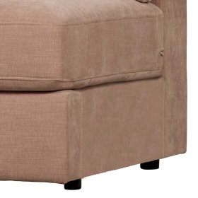 Modul Couch mit Armlehne links Oktamian in Rosa aus Webstoff – Ansicht 10