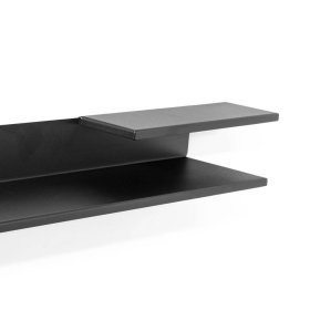 Wandboard Eterna in Schwarz pulverbeschichteter Stahl – Ansicht 5