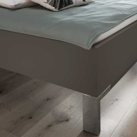 Doppelbettgestell Sanctos in Braun und Grau in modernem Design – Ansicht 5