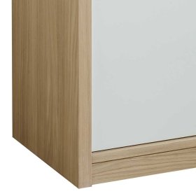 Schreibsekretär Pam in Cremefarben und Eiche Bianco Made in Germany – Ansicht 5