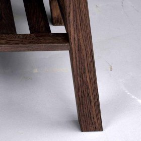 Couchtisch Mossiv aus Eiche Massivholz dunkel gebürstet – Ansicht 7