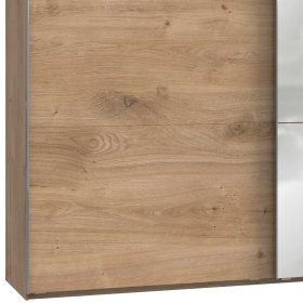 Moderner Kleiderschrank Grenvana mit Schwebetüren und Spiegel – Ansicht 3