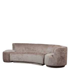 Modulsofa 3teilig Vasteca in Taupe aus Chenillegewebe (dreiteilig) – Ansicht 1