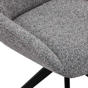 Esszimmerstuhl Orica um 360 Grad drehbar mit Gestell aus Metall (2er Set) – Ansicht 8